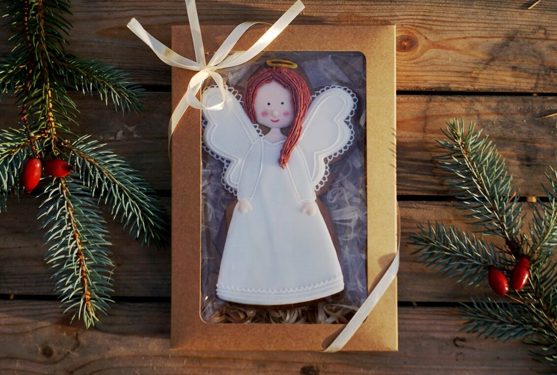 anioł świąteczny