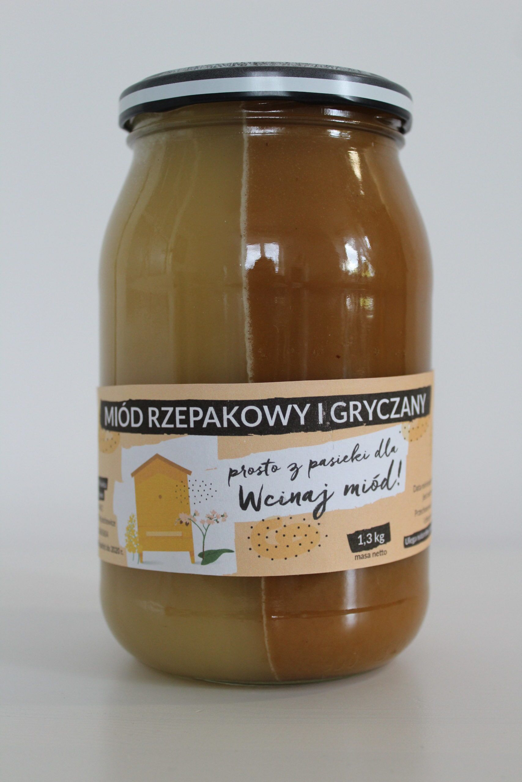 dwumiód rzepakowo-gryczany Stępień 2017 dwumiód rzepakowo-gryczany