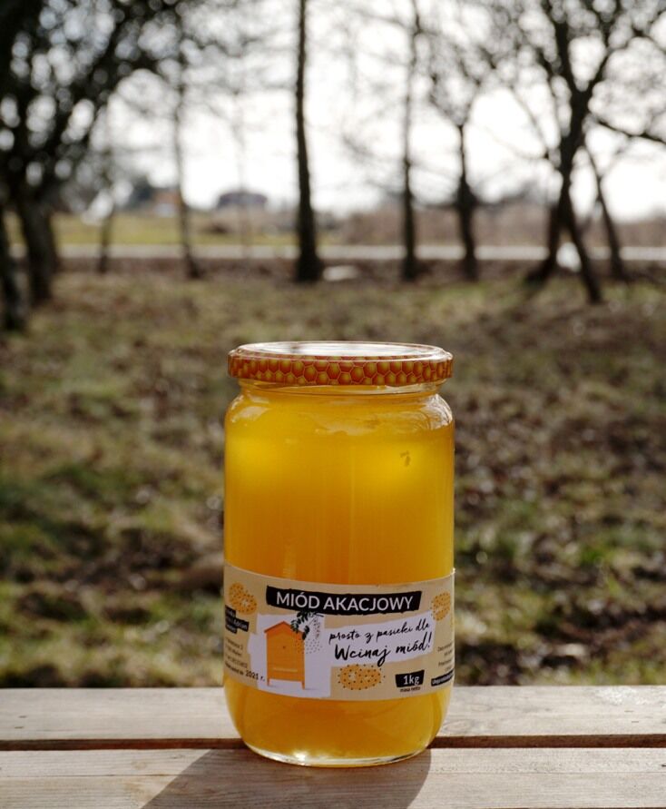 miod akacjowy 1 kg