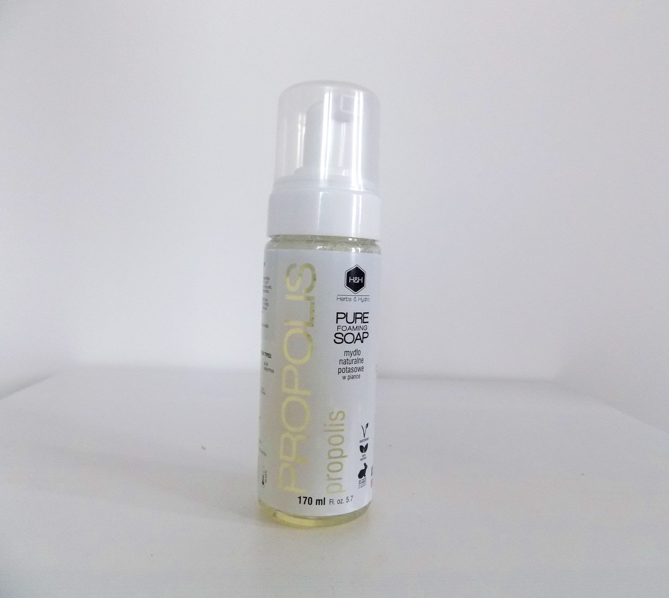 mydlo w piance propolis